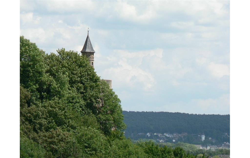 Johannistürmchen auf dem Michaelsberg in Siegburg mit der umgebenden Kulturlandschaft (2009)