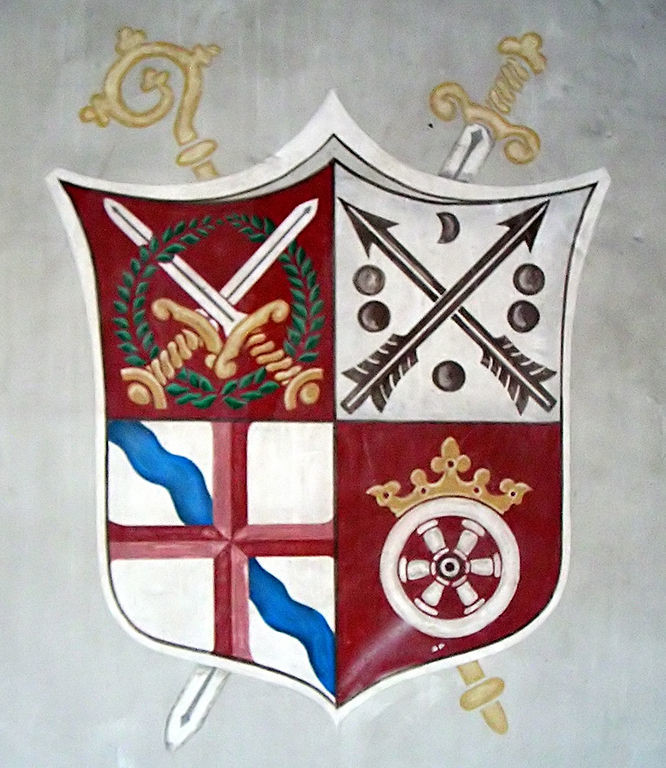 Das Wappen des Stifts Essen (2007).