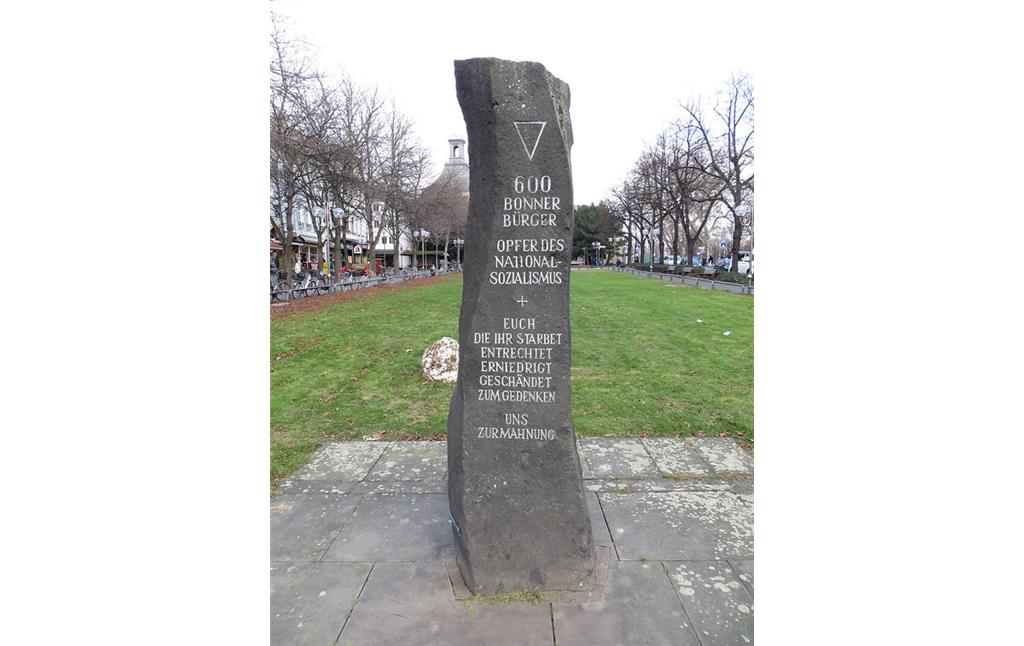 Denkmal für die Bonner Opfer des Nationalsozialismus auf dem Kaiserplatz
