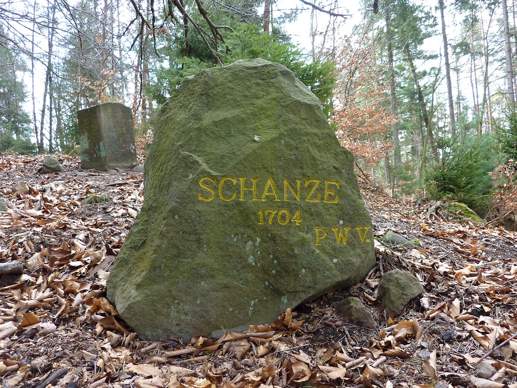 Ritterstein Nr. 2 Schanze 1704 am Probstberg (2013)