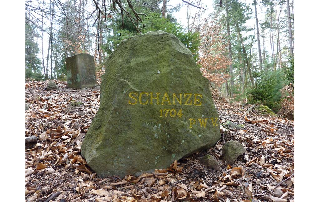 Ritterstein Nr. 2 Schanze 1704 am Probstberg (2013)