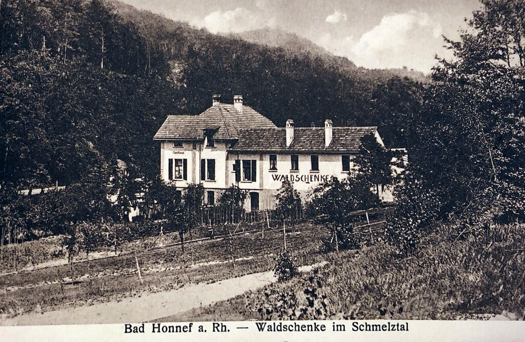 Ansichtskarte Waldschenke in Bad Honnef (um 1925).