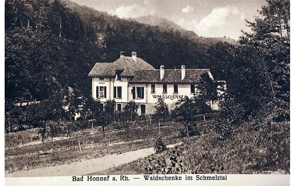 Ansichtskarte Waldschenke in Bad Honnef (um 1925).