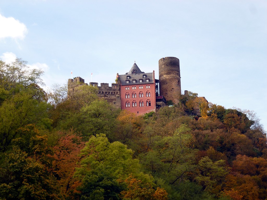 Schönburg Oberwesel (2016): Blick auf die Burg von Osten.