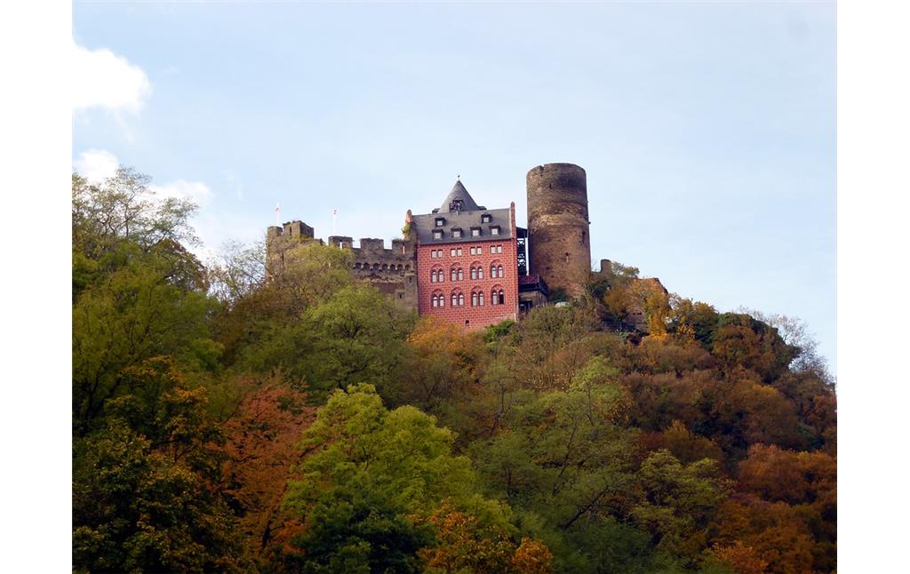 Schönburg Oberwesel (2016): Blick auf die Burg von Osten.
