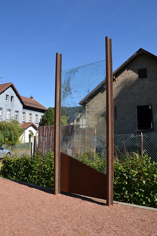 Hellenthal-Blumenthal, Gedenkstätte am ehemaligen Standort der Synagoge (2016)