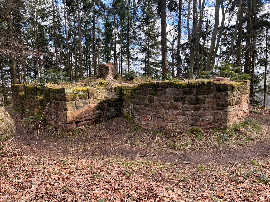 Ruine Jagdschlösschen Murrmirnichtviel bei Bad Dürkheim