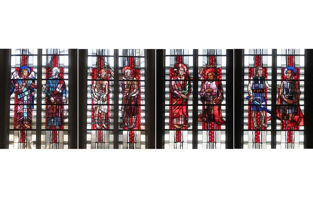 Johannesfenster in der Pfarrkirche Sankt Johannes der Täufer in Treis (2022)