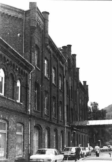 Historisches Foto aus der Eintragung Denkmalpflege Essen Baudenkmal Nummer 859 Textilfabrik Klein-Schlatter