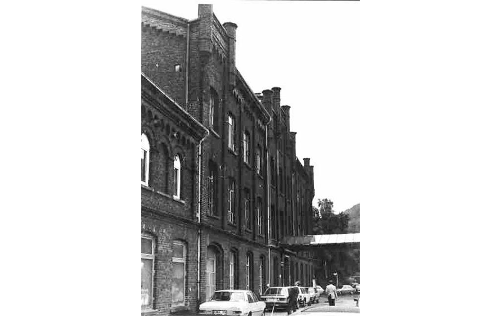 Historisches Foto aus der Eintragung Denkmalpflege Essen Baudenkmal Nummer 859 Textilfabrik Klein-Schlatter