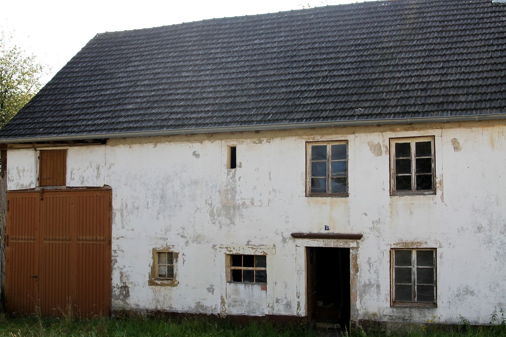 Altes Fachwerkhaus im Mühlenweg 8 in Nonnweiler (2016)