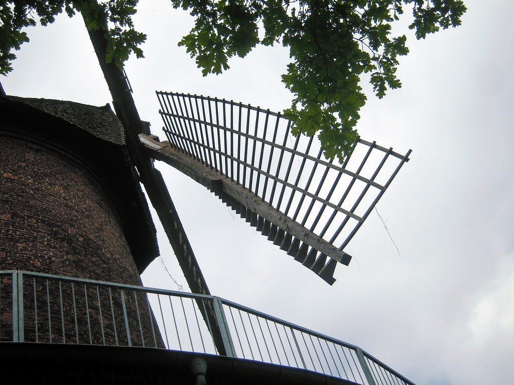 Windmühlenflügel der Bergheimer Mühle in Duisburg-Rheinhausen (2016)