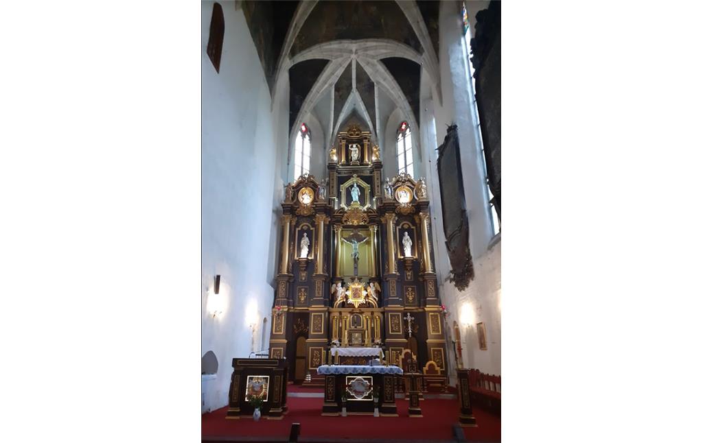 Main altar of the Church of St. Bartholomew in Drohobych (2021)