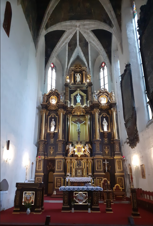 Main altar of the Church of St. Bartholomew in Drohobych (2021)