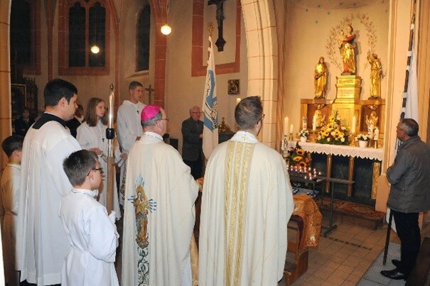 Abschluss-Wallfahrt mit Weihbischof Brahm am 8. Oktober 2019 in der Kirche Maria Geburt in Berglicht (2009)