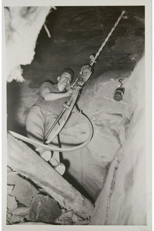 Dachschieferbergbau in Kaub (1950er Jahre)