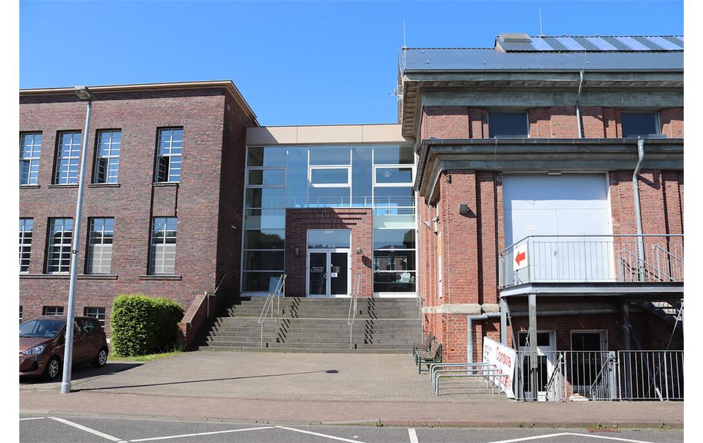Bauliche Verbindung zwischen Verwaltungs- und Betriebsgebäude und Waschkaue der Gewerkschaft Carolus Magnus (2021)