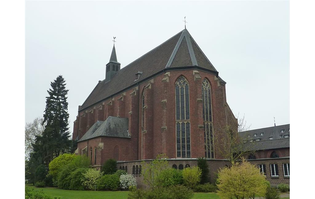 Die Stiftskirche des früheren Augustiner Chorherrenklosters Gaesdonk bzw. Gaesdonck bei Goch (2014).