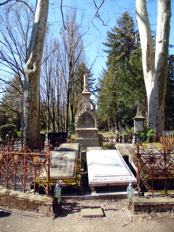 Die Grabstätte der aus dem Kölner Patriziat stammenden Familie von Wittgenstein auf dem Melatenfriedhof in Köln-Lindenthal (2020).
