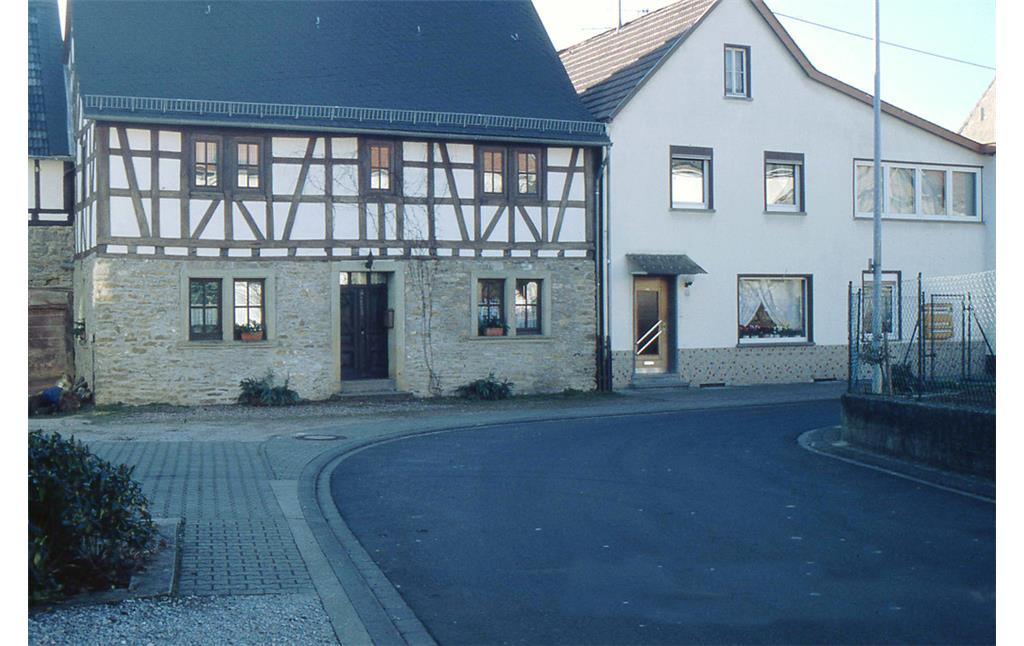 Haus Schorn in Dörrebach, freigelegtes Fachwerk (1970er Jahre)