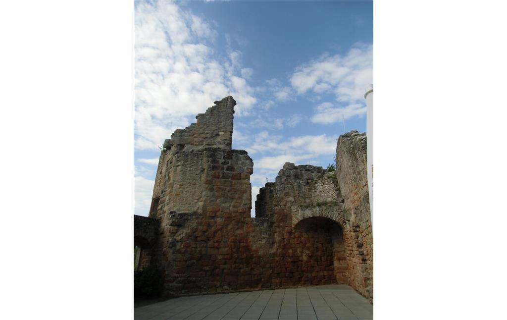 Schildmauer der Burgruine Altleiningen (2021)