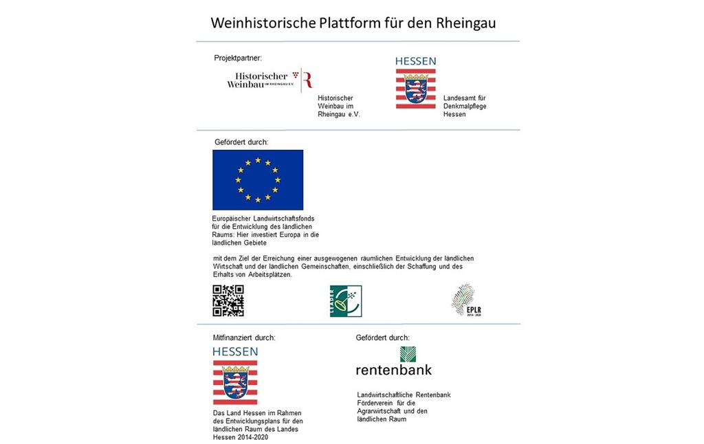 Fördermittelgeber des Projekts "Weinhistorische Plattform für den Rheingau" (2020)
