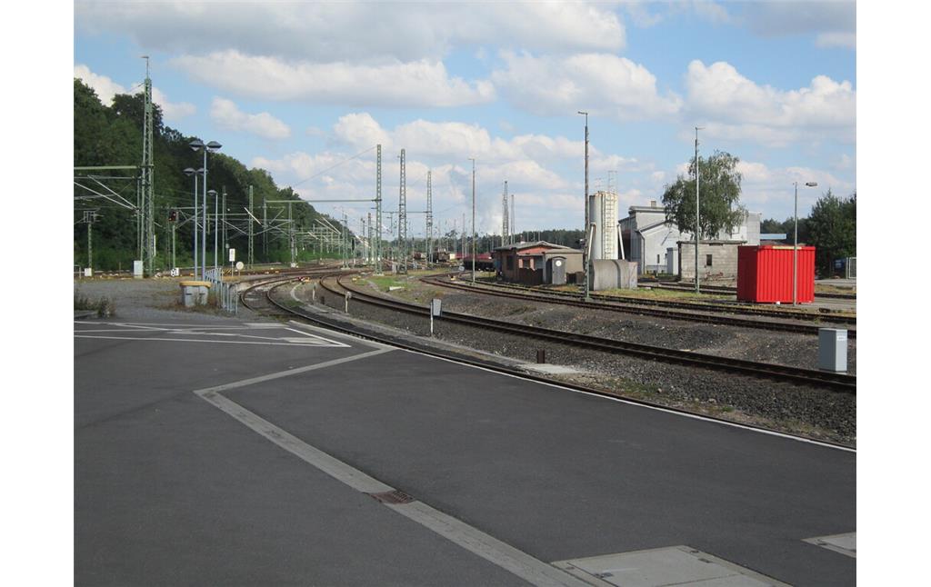 Stolberg, Hauptbahnhof (2015). Blick auf den Güter- und Rangierbahnhof