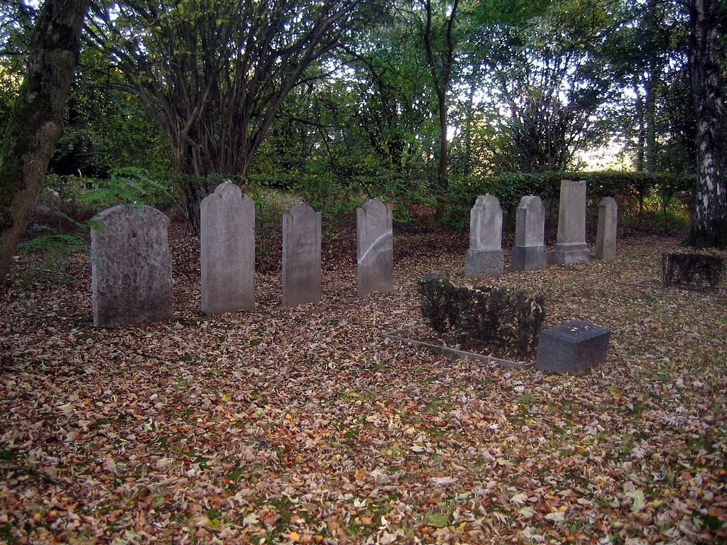 Grabsteine auf dem Jüdischen Friedhof Anrath (2011)