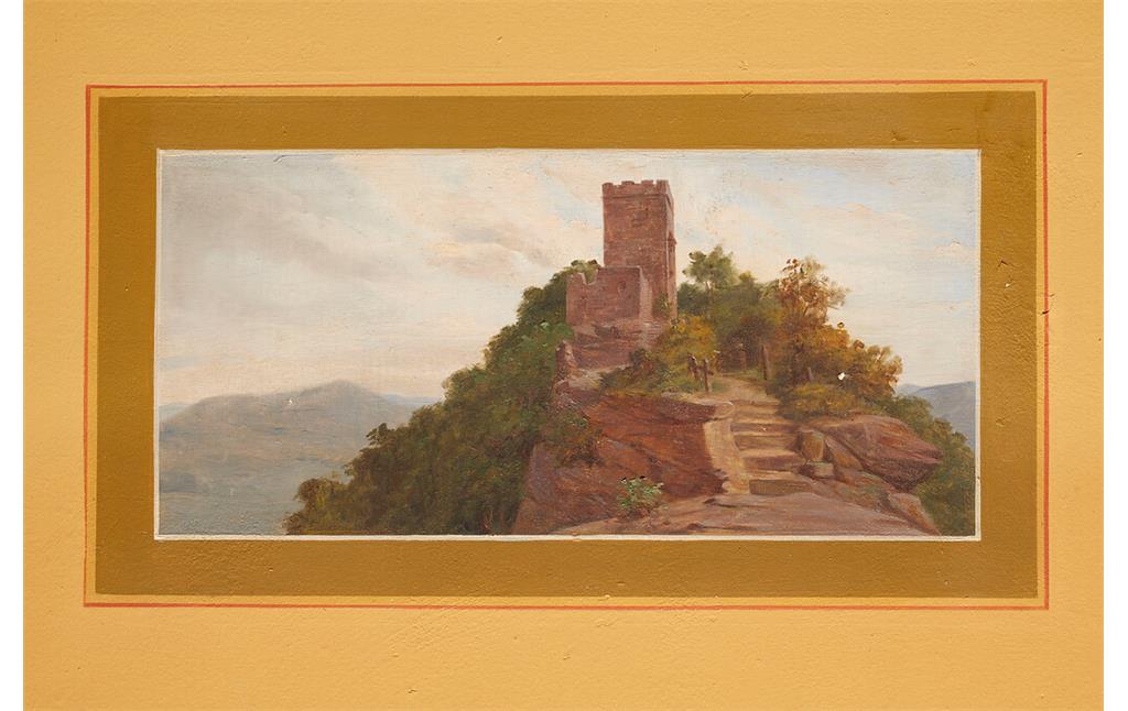Gemälde der Reichsburg Trifels