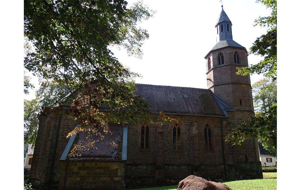 Kirche Mariä Himmelfahrt in Labach (2018).