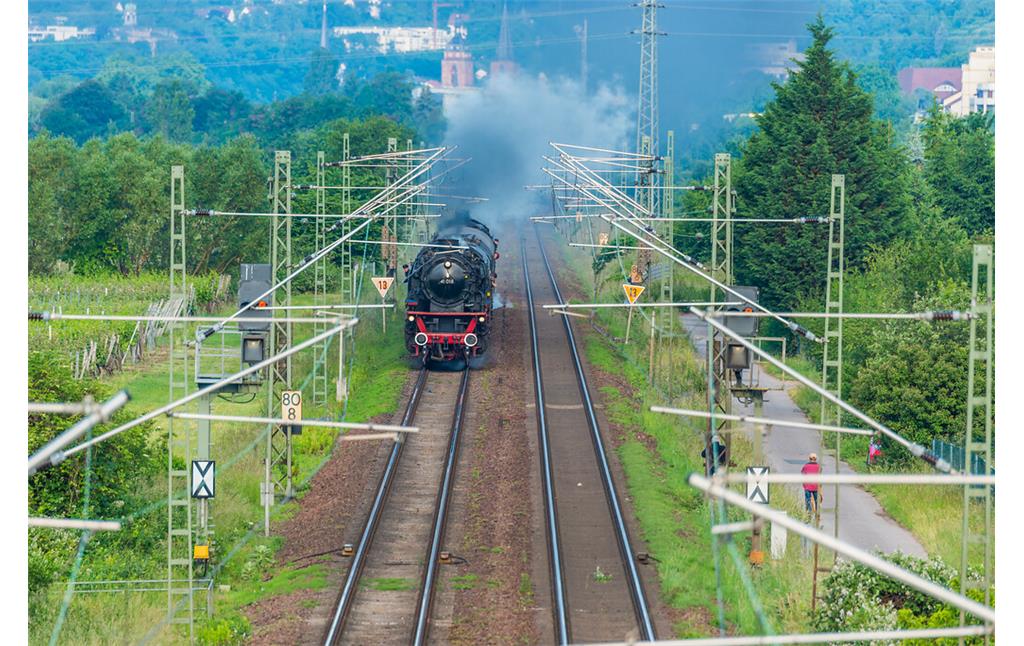 Dampfsonderzug auf der Ludwigsbahn