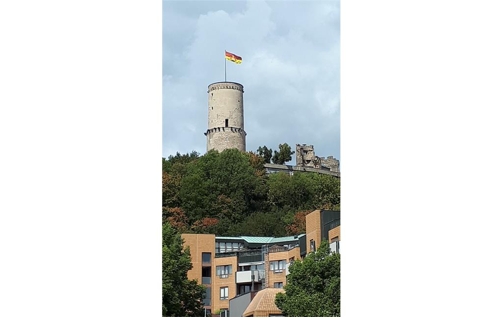 Ansicht der Godesburg von Bad Godesberg aus (2018).