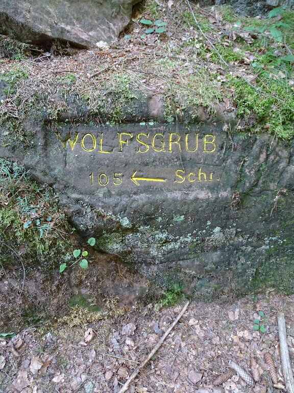 Ritterstein Nr. 48 Wolfsgrub 105 Schr. bei Wilgartswiesen (2020)