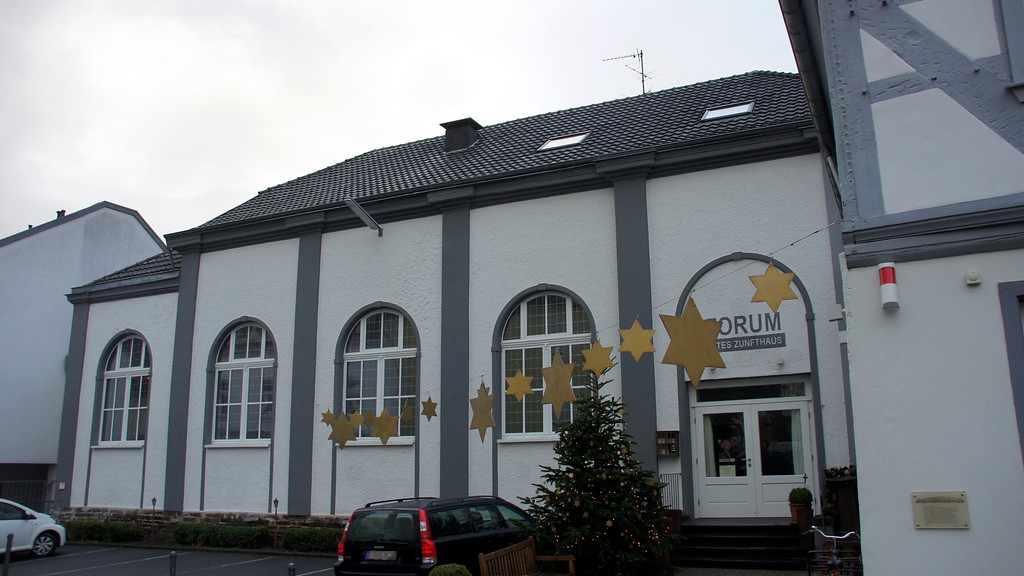 Teilansicht des alten Zunfthauses in Ahrweiler (2016)