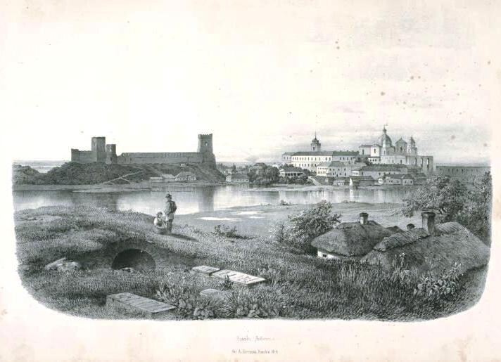 Lutsk Castle in 1850