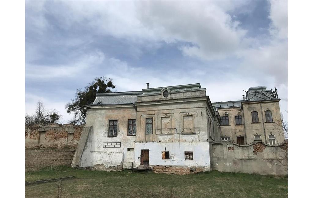 The south extension of Krystynopil Palace (2021)