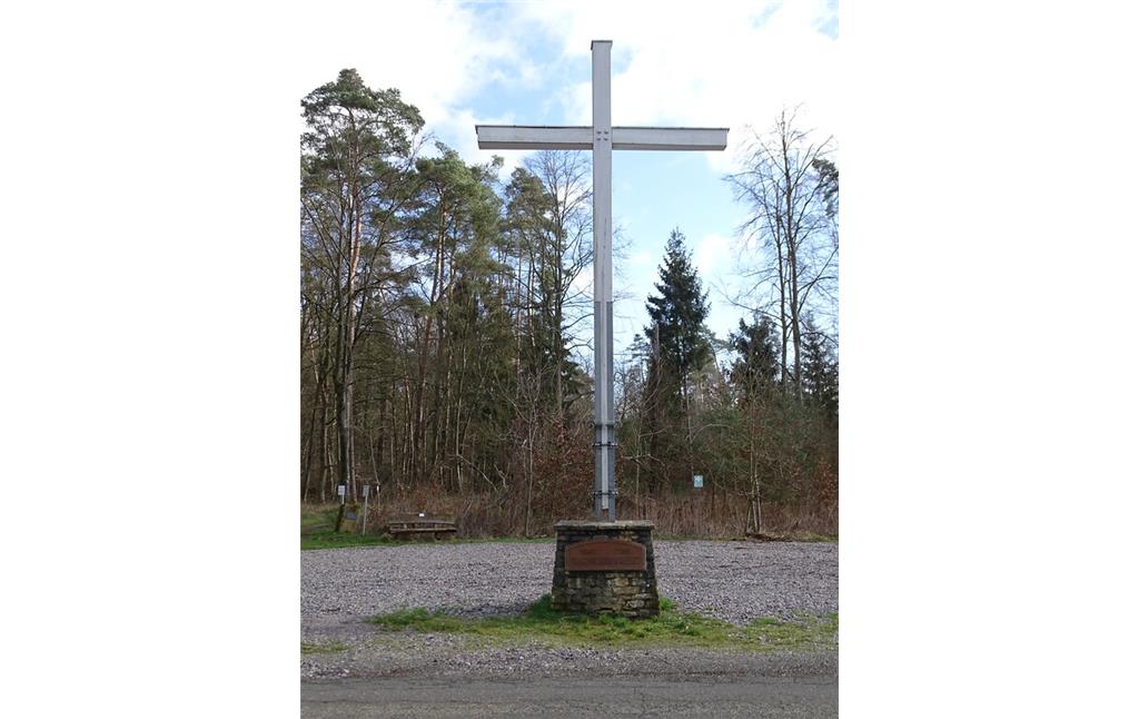 Weißes Kreuz im Bienwald bei Schaidt (2020)