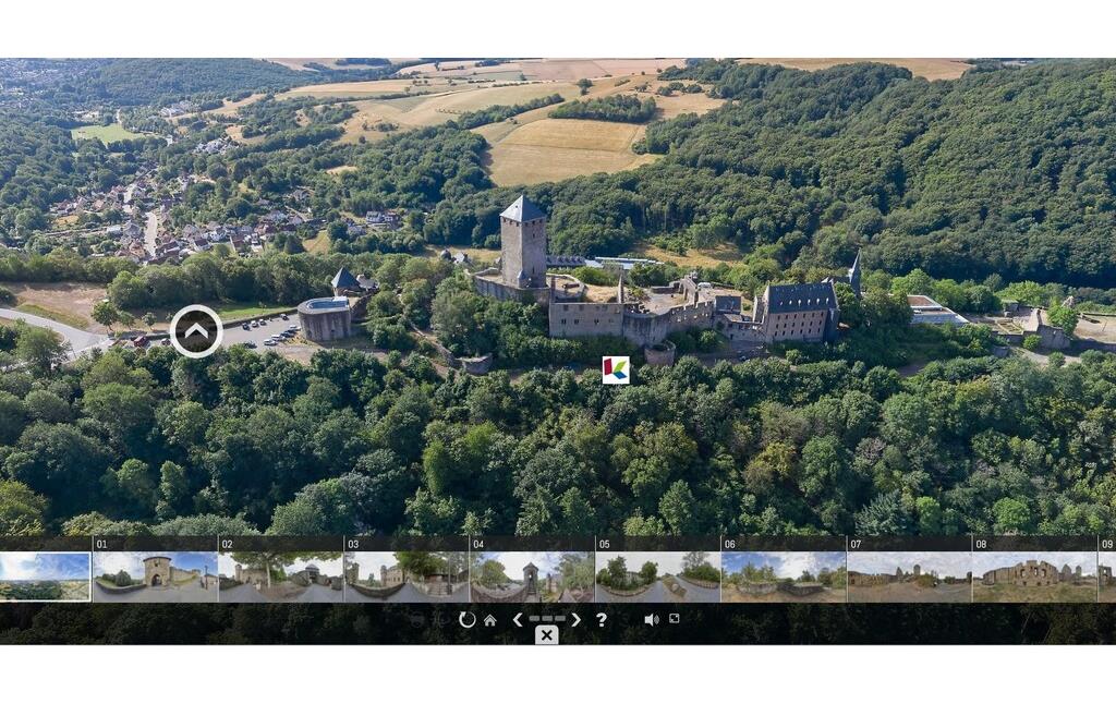 Die Burg Lichtenberg bei Thallichtenberg - eine virtuelle 360-Grad-Tour (2023)