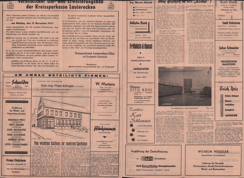 Presseartikel (1957)