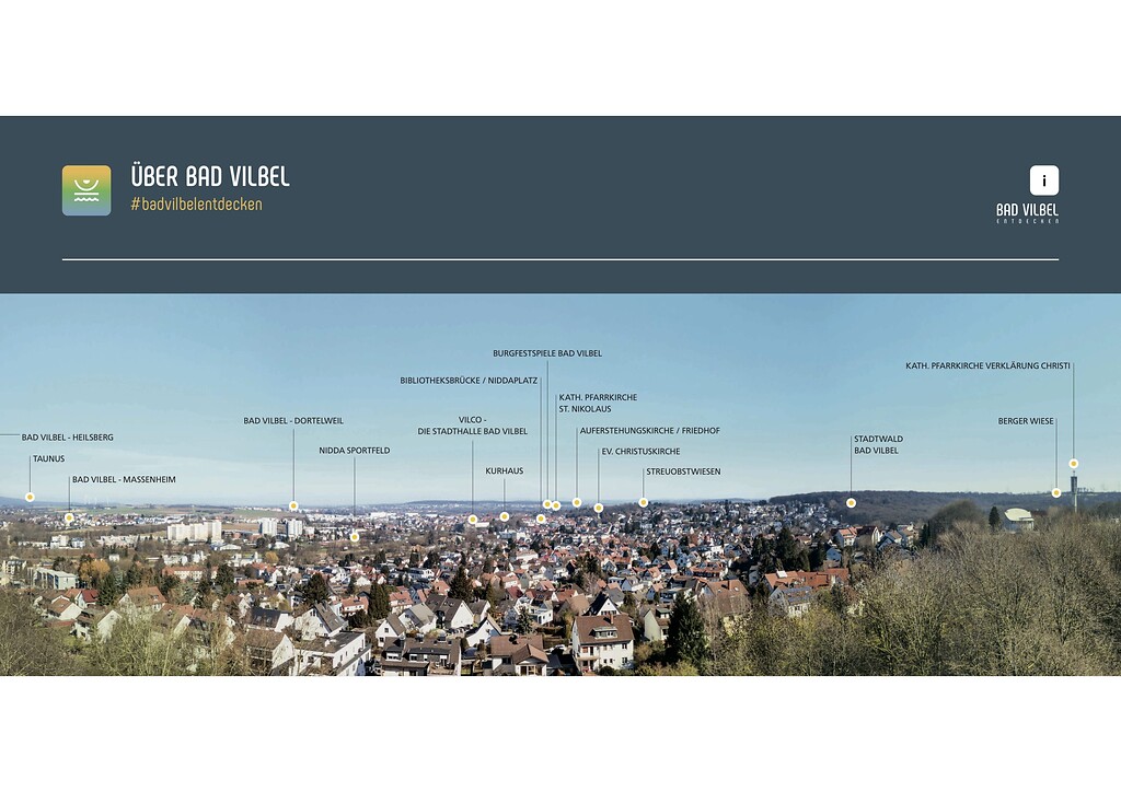 Blick vom Aussichtspunkt in der Freudenberg-Anlage vom Heilsberg nach Norden (2021)