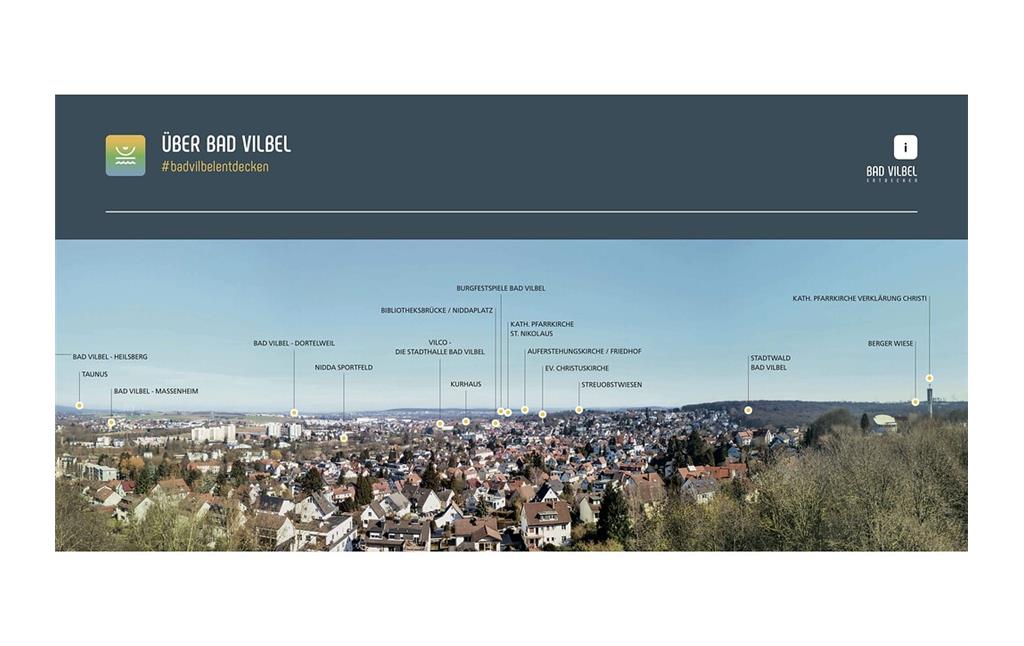 Blick vom Aussichtspunkt in der Freudenberg-Anlage vom Heilsberg nach Norden (2021)