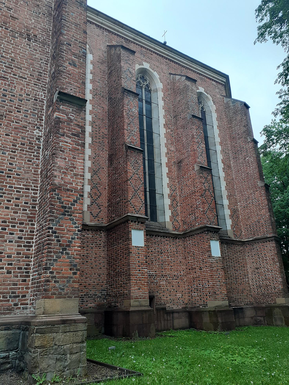 South side of the Church of St. Bartholomew in Drohobych (2021)