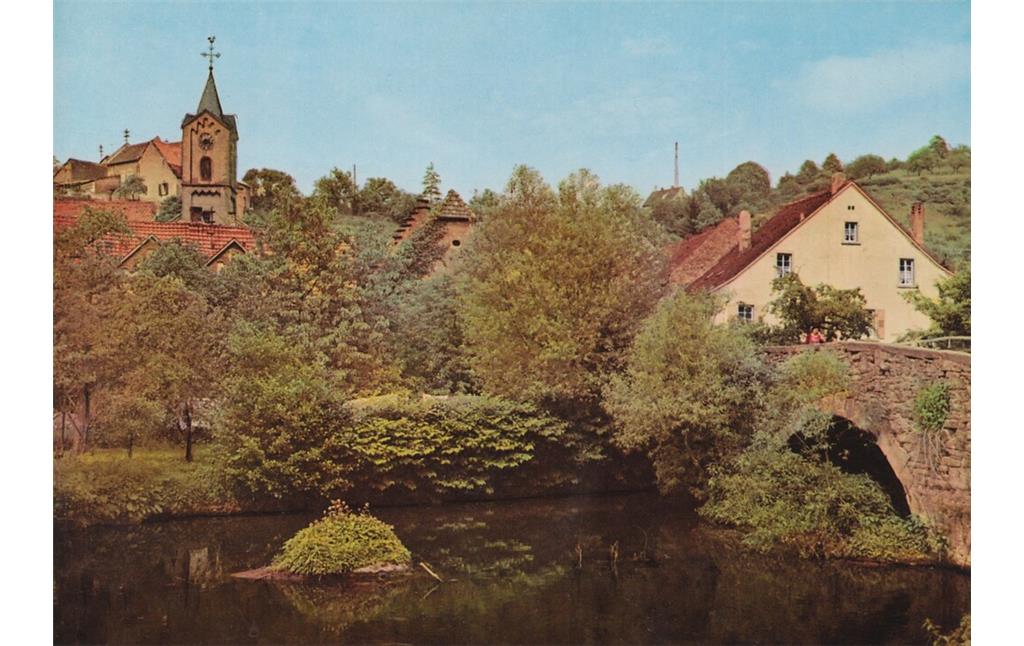 Lauterbrücke als Bildmotiv im 20. Jahrhundert (1960).
