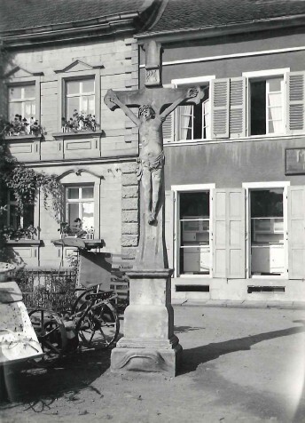 Das Steinerne Kreuz Lauterecken im Jahr 1936