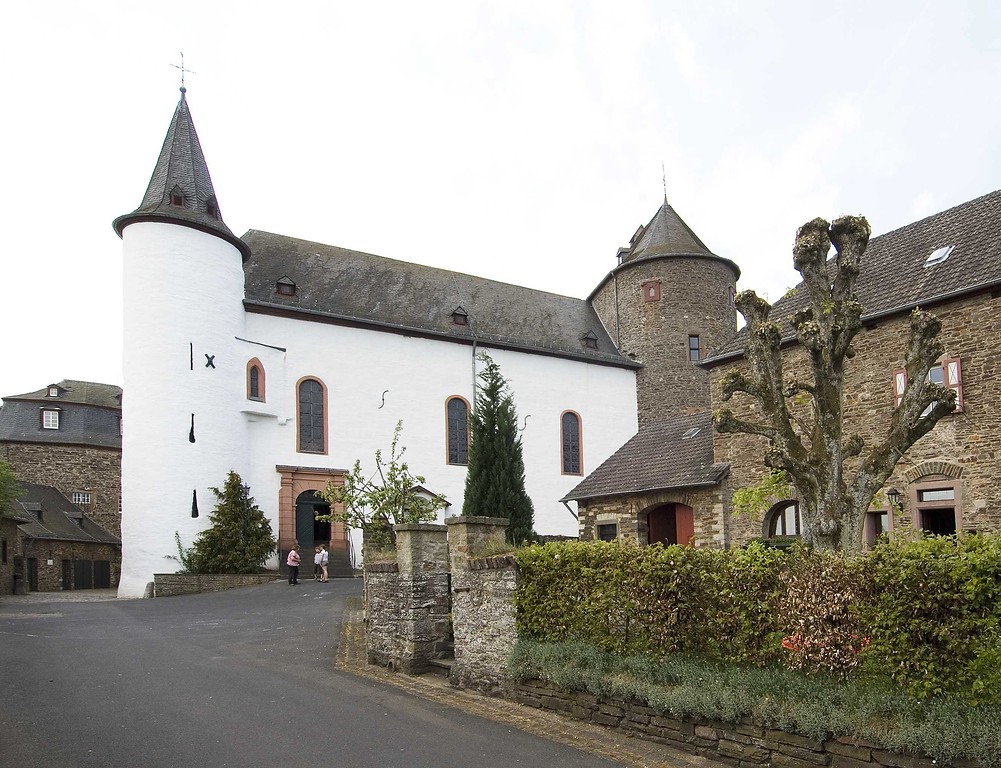 Teilansicht von Burg und Burgsiedlung Wildenburg (2011)