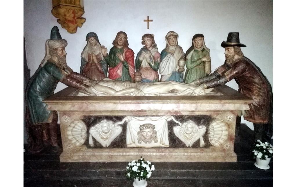 Skulpturengruppe Grablegung Christi in der Stiftskirche Sankt Castor in Karden (2023)