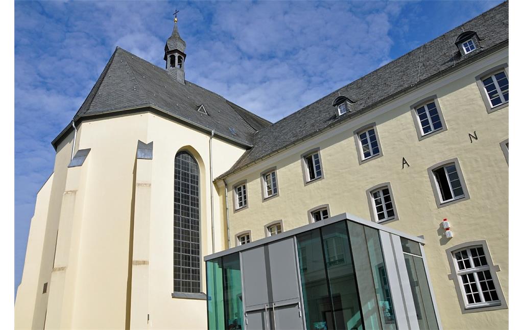 Blick in westliche Richtung auf das ehemalige Franziskanerkloster und jetzige Kulturforum in Kempen am Niederrhein (2017).