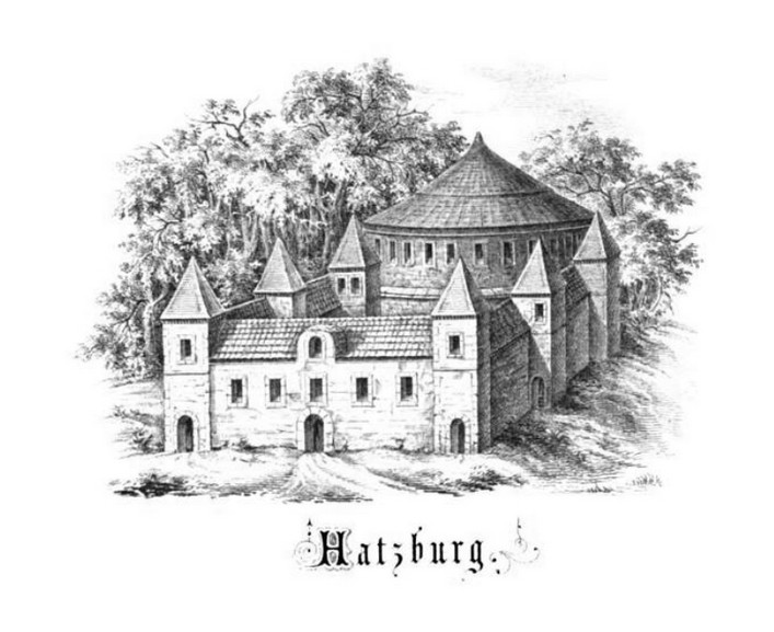Hatzburg bei Wedel - Ansicht von 1578