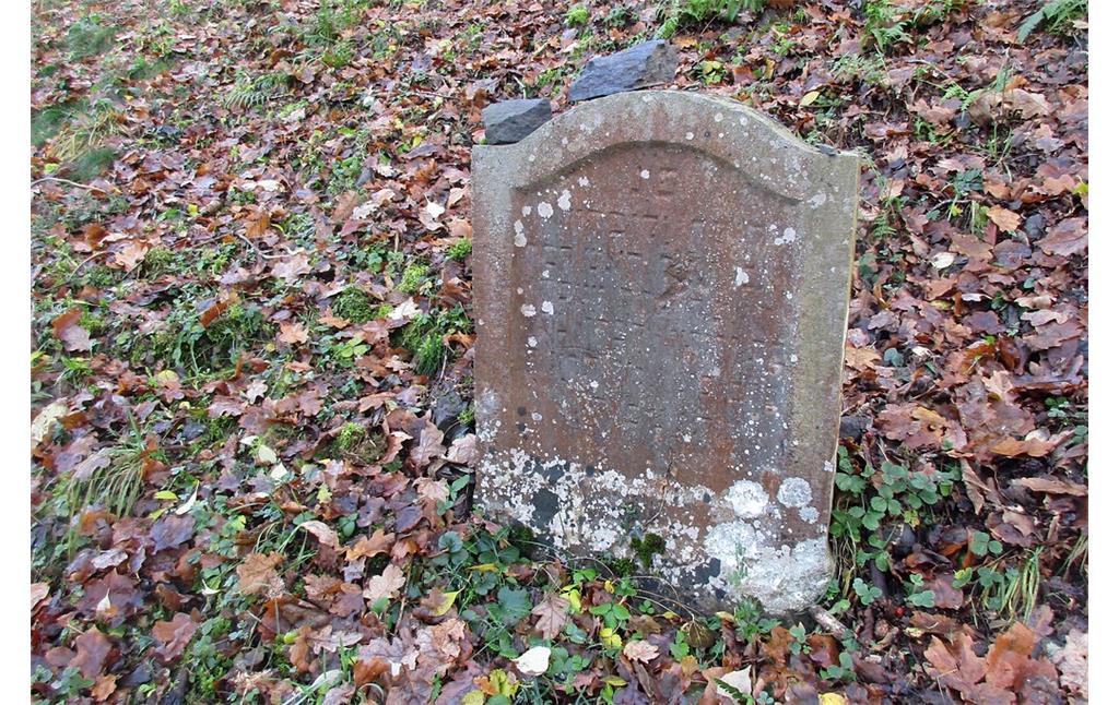 Grabstein auf dem jüdischen Friedhof am Ruppenberg in Schleiden (2016)