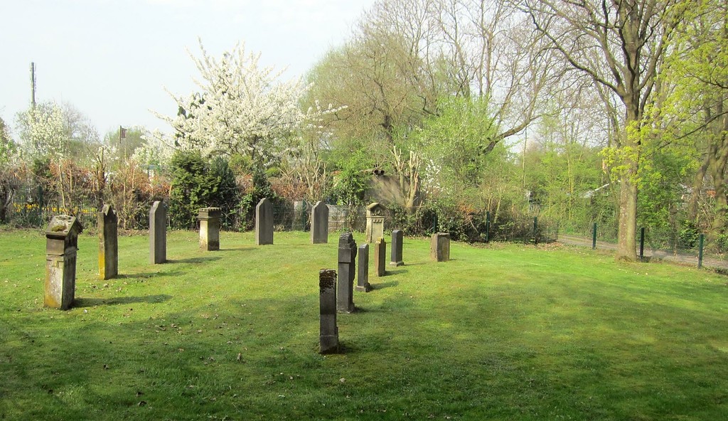 Das Gräberfeld auf dem Jüdischen Friedhof am Kuhdyck in Rheinberg-Orsoy (2014)